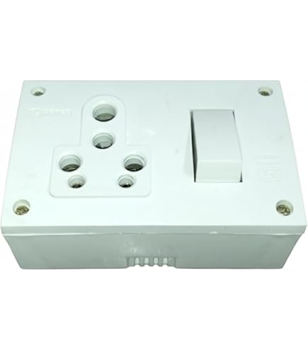 Maharaja 3-in-1 Combined Switch Socket with Junction Box, 6A/16A